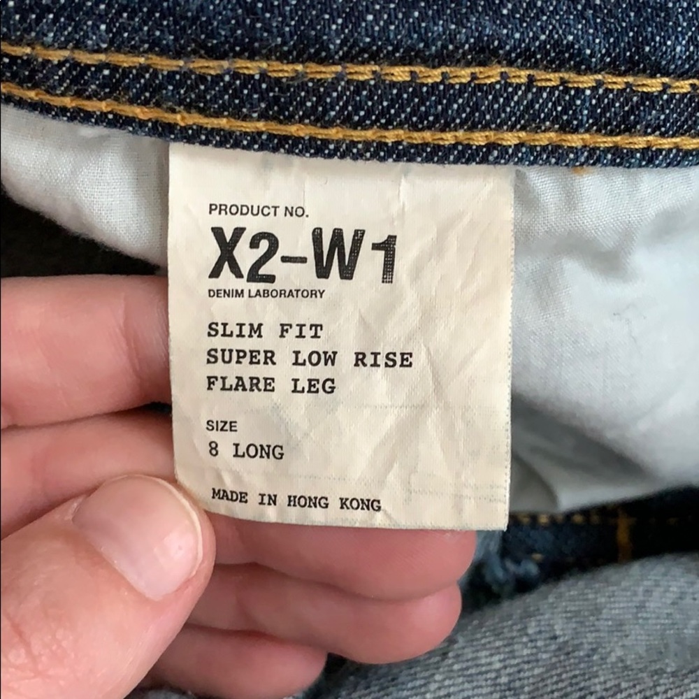 Express Slim Fit Super Low Rise Flare Leg - 8L - Picture 5 of 6